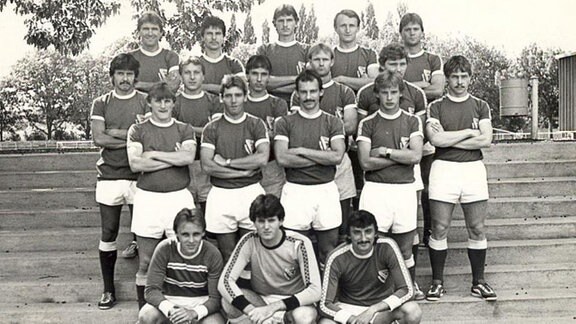 Mannschaftsfoto BSG Energie Cottbus 1976