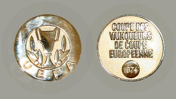 Europacup-Medaille des 1. FC Magdeburg