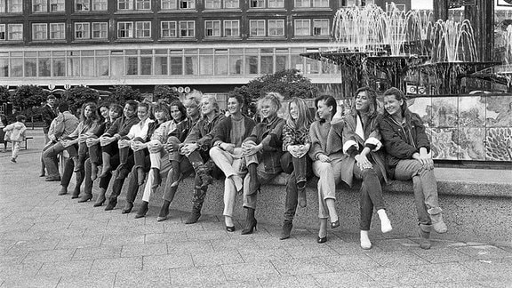 Frauen in Ost-Berlin, 1986