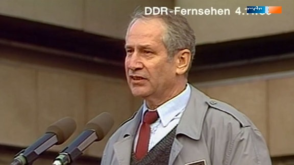 Markus Wolf präsentierte sich in seiner Rede als Reformer