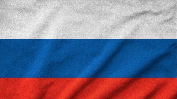 Flagge von Russland.