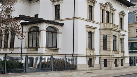 Das alte Leipziger Literaturinstitut in der Karl-Tauchnitz-Straße