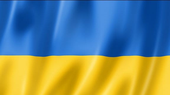 Flagge von Ukraine.