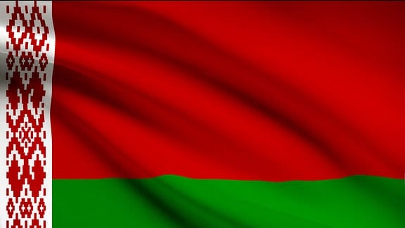 Flagge von Weißrussland.