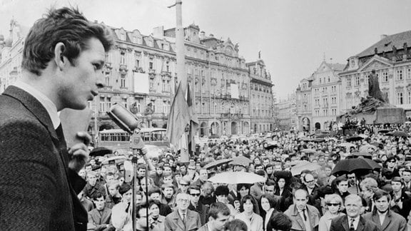 Studierendenproteste in Prag Mai 1968