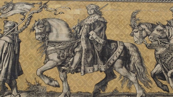 Friedrich der Streitbare auf dem Dresdner Fürstenzug