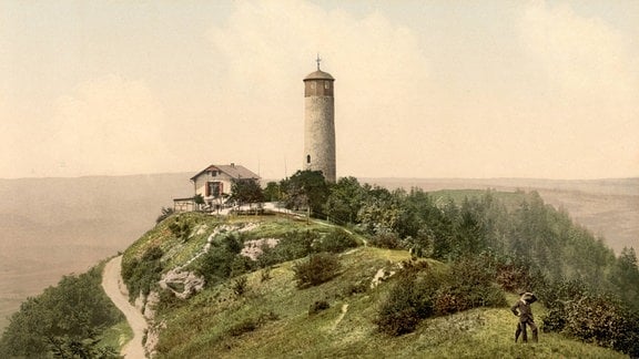 Fuchsturm der Ruine Kirchberg bei Jena
