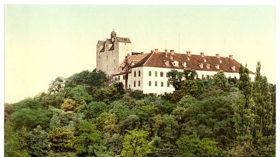 Schloss Ballenstedt Ende des 19. Jahrhunderts