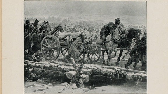 Flucht der Grande Armee über die Beresina 1812