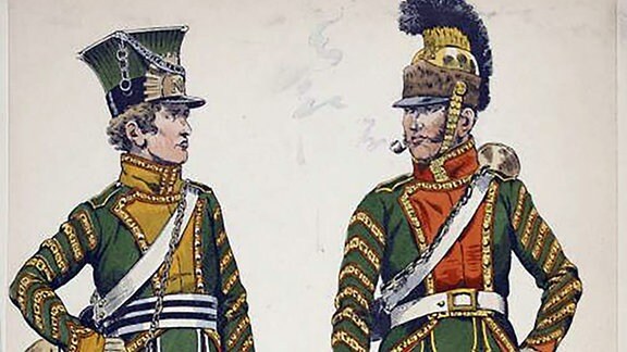 Trompeter der Ulanen und Dragoner der Napoleonischen Armee 1812