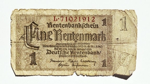 Eine Rentenmark von 1937, Deutschland