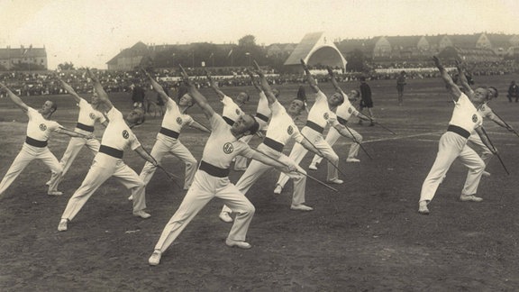 Finnen beim Leipziger Turnfest 1922