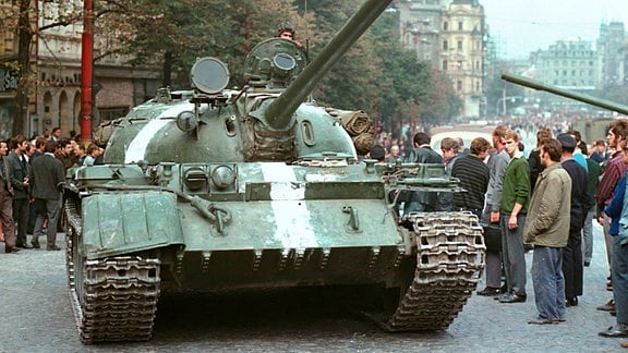 Russische Panzer 1968 in Prag