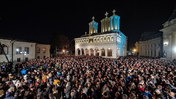 Bisherige Patriarchalkathedrale von Bukarest (Osterfeierlichkeiten)