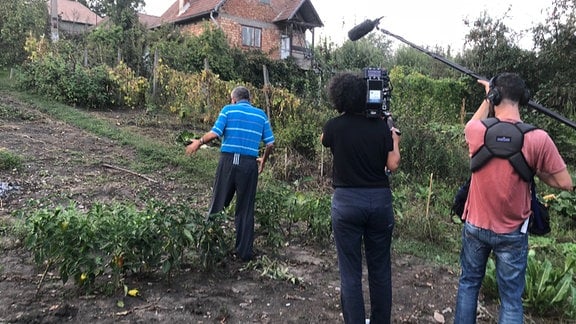 Garten in einen Dorf in Siebenbürgen (Rumänien)