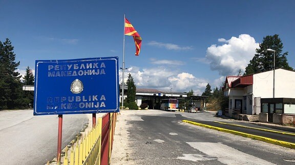 Grenzübergang von Bulgarien nach Mazedonien