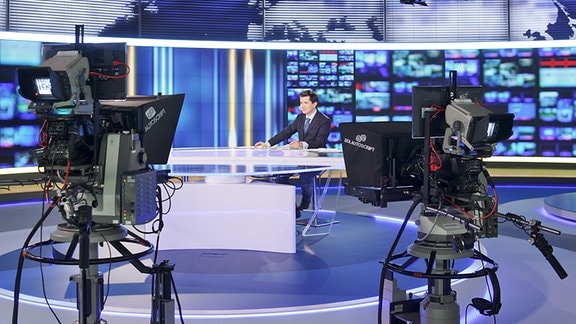 TV Studio von TVN 24