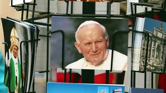 Papst Johannes Paul II. - heiliger Held der Polen