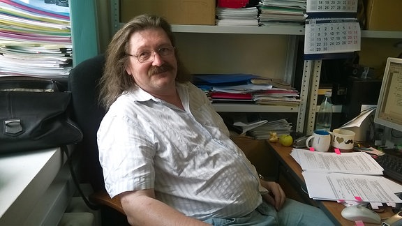 Alexej Graschdankin, Stellvertretender Direktor des Lewada-Zentrums in Moskau, einziges unabhängiges Meinungsforschungsinstitut in Russland