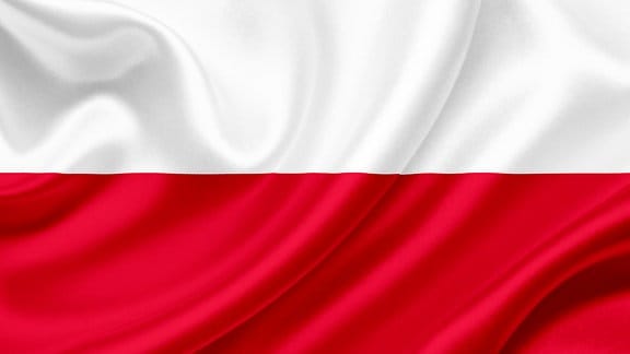 Die Flagge Polens