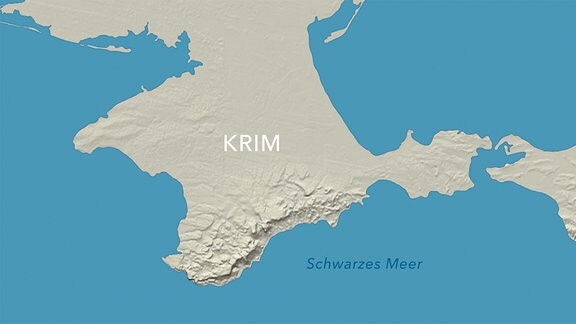 Karte der Krim