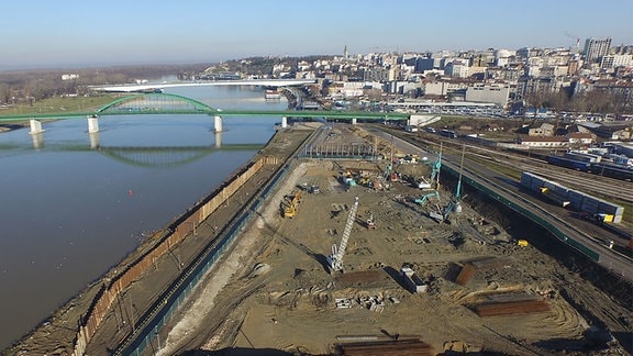 Bauprojekt Watergate in Belgrad