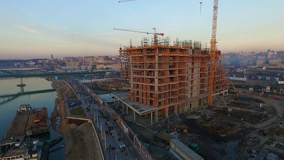 Bauprojekt Watergate in Belgrad