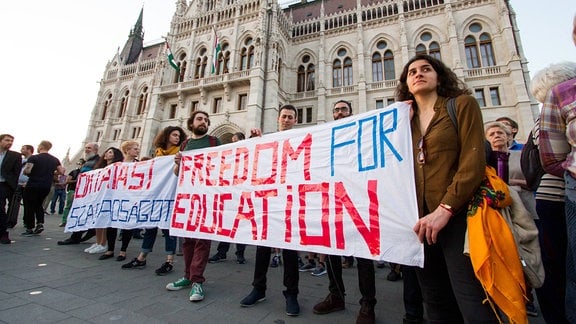 Proteste in Budapest