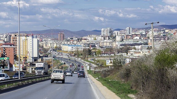 Stadtansicht von Pristina