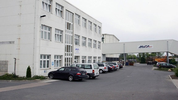 Unternehmenssitz der Mitteldeutschen Fahrradwerke AG (MIFA) in Sangerhausen (2015)