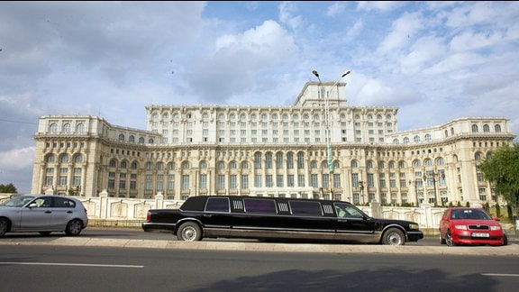 Der ehemalige Präsidentenpalast Ceausescus in Bukarest