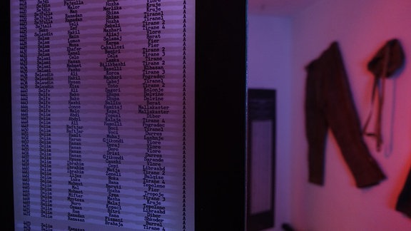 Liste von Opfern der kommunisitschen Diktatur, ausgestellt im Bunk’art 2-Museum