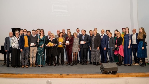 Gruppenbild Preisverleihung des Deutsch-tschechischen Journalistenpreises 2022