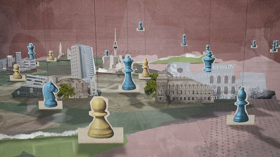 Grafik mit Schachfiguren