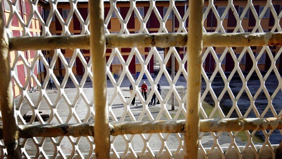 Blick aus einer Gefängniszelle in Jilava, nahe Bukarest.