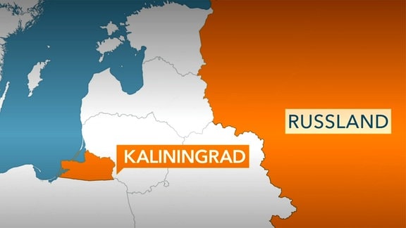 Die russische Exklave Kaliningrad (Stand 2017)