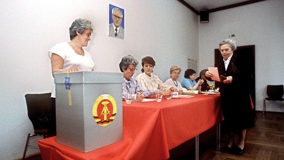Die letzte DDR-Kommunalwahl am 7. Mai 1989