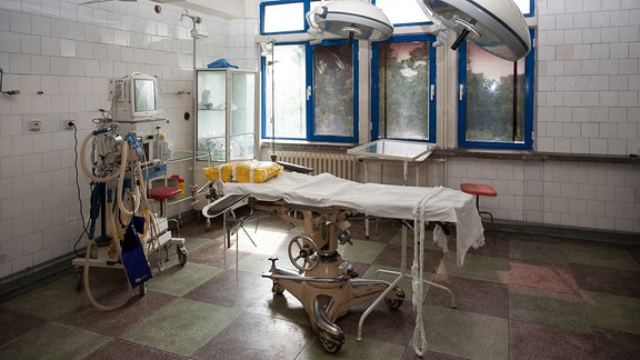 Ein OP-Saal in einem rumänischen Krankenhaus. Die Aufnahme stammt von 2015
