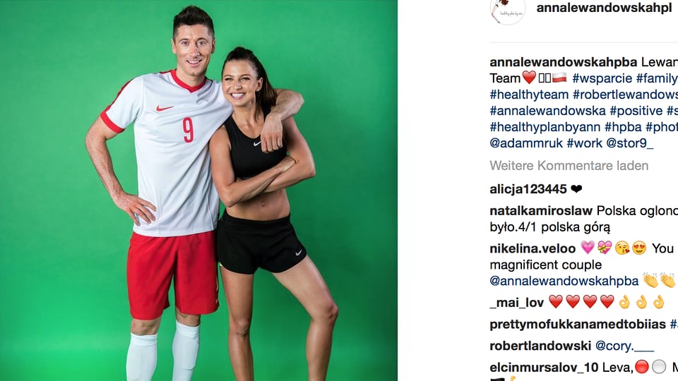 Das Glamourpaar Anna und Robert Lewandowski | MDR.DE