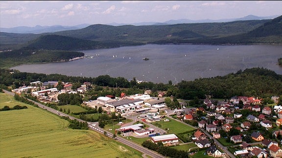 Impressionen vom Mácha-See in Nordböhmen.