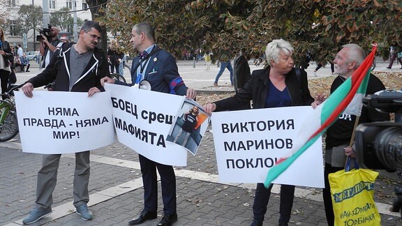 Proteste in Sofia nach Mord an bulgarischer Journalistin Viktoria Marinova