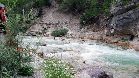 Der reißende Lumbardhi - ein Fluß, der den Rugova-Canyon durchzieht.