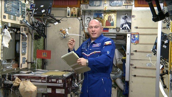 Astronaut Oleg Artemjew