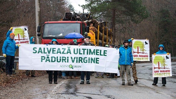 Save Paradise-Aktion Rumänien