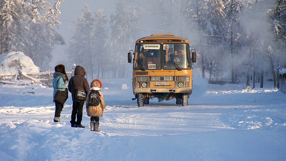 Russland: Oimjakon - Der kälteste Schulweg der Welt | MDR.DE
