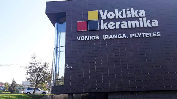 Deutsche Keramik in Vilnius.