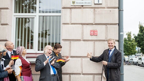 Eröffnung der Deutschen Straße im litauischen Vilnius