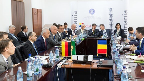 Sächsische Wirtschaftsdelegation mit Ministerpräsident Tillich in Rumänien