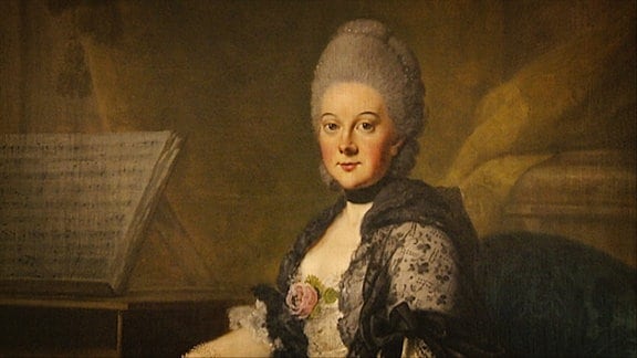 Historisches Gemälde der Herzogin Anna Amalia