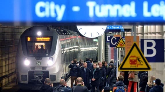 Zehn Jahre CityTunnel Leipzig Zugausfälle trüben Feierlaune MDR.DE